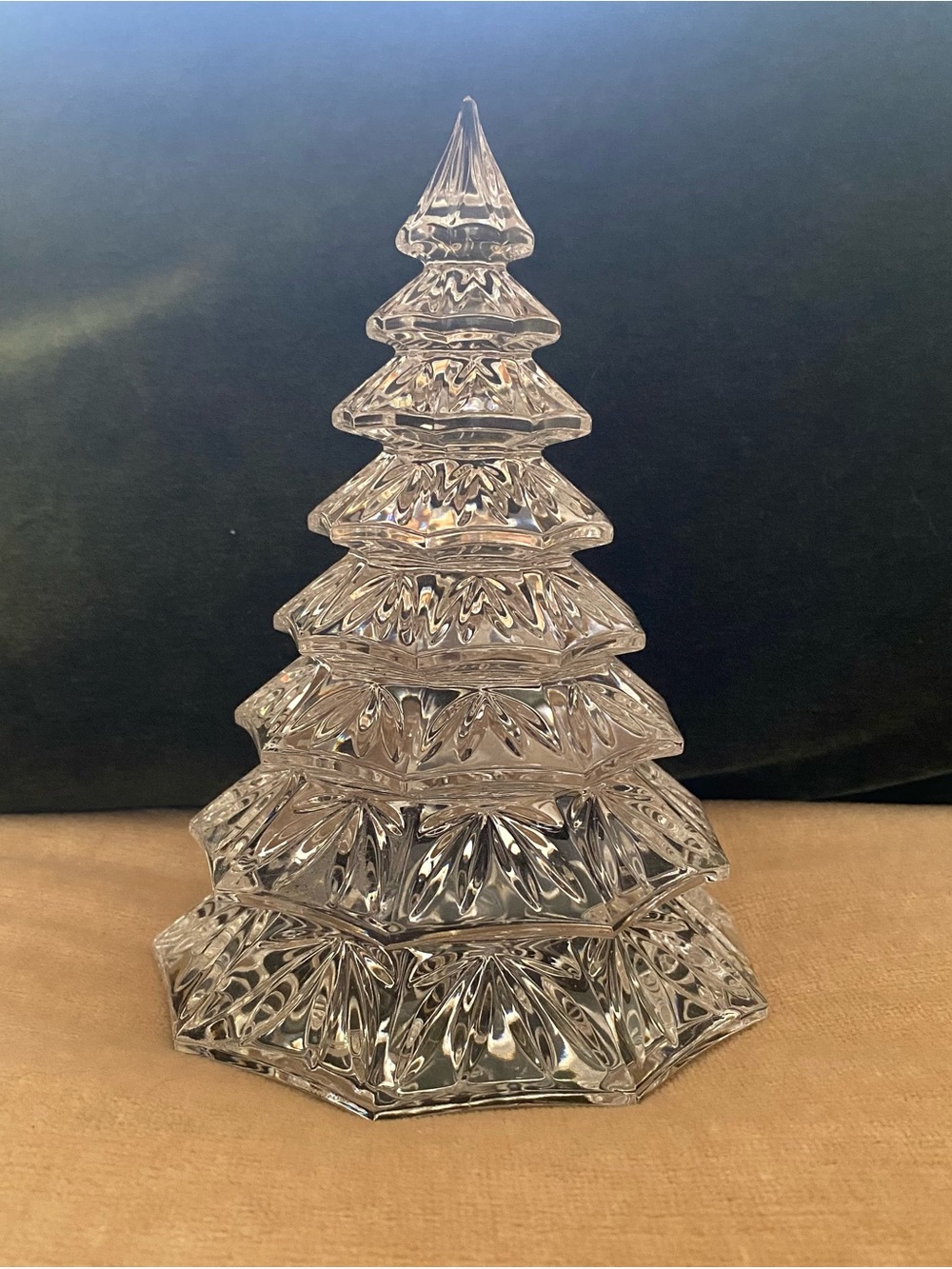 Waterford Crystal Clear Faceted Holiday Tree